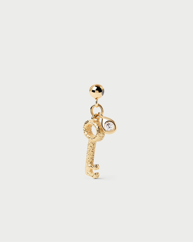 Key charm - 
  
    Sterling Silver / 18K Gold plating
  
