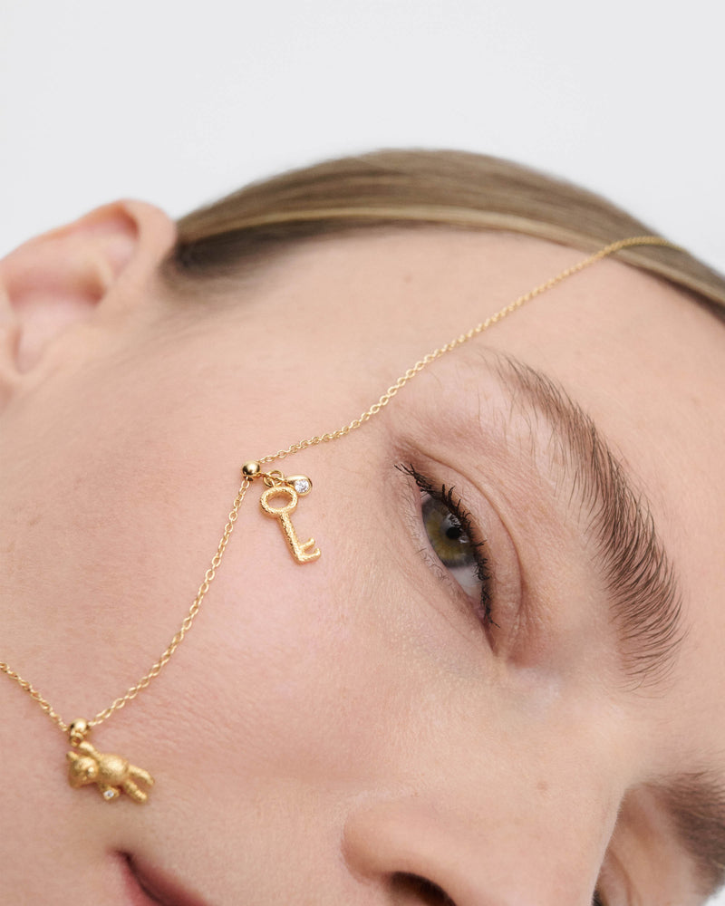 Key charm - 
  
    Sterling Silver / 18K Gold plating
  
