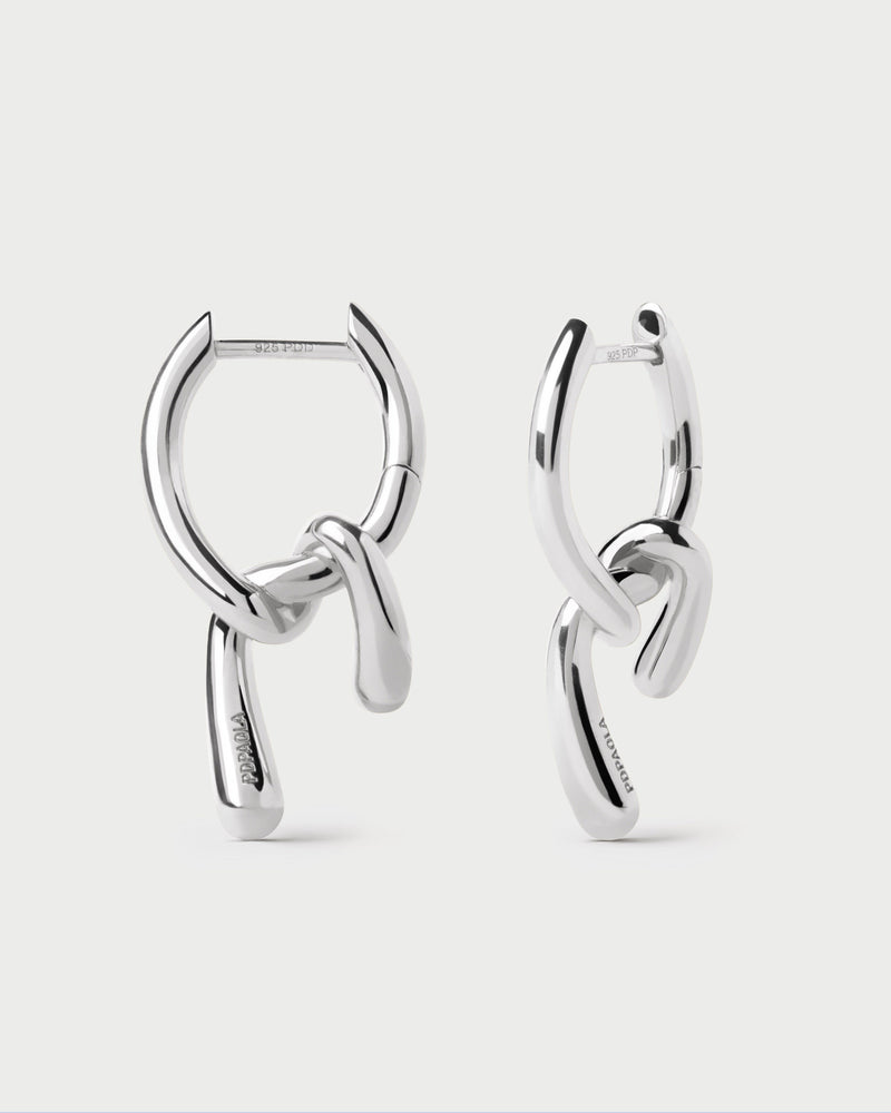 Mini Twist silver hoops - 
  
    Sterling Silver
  
