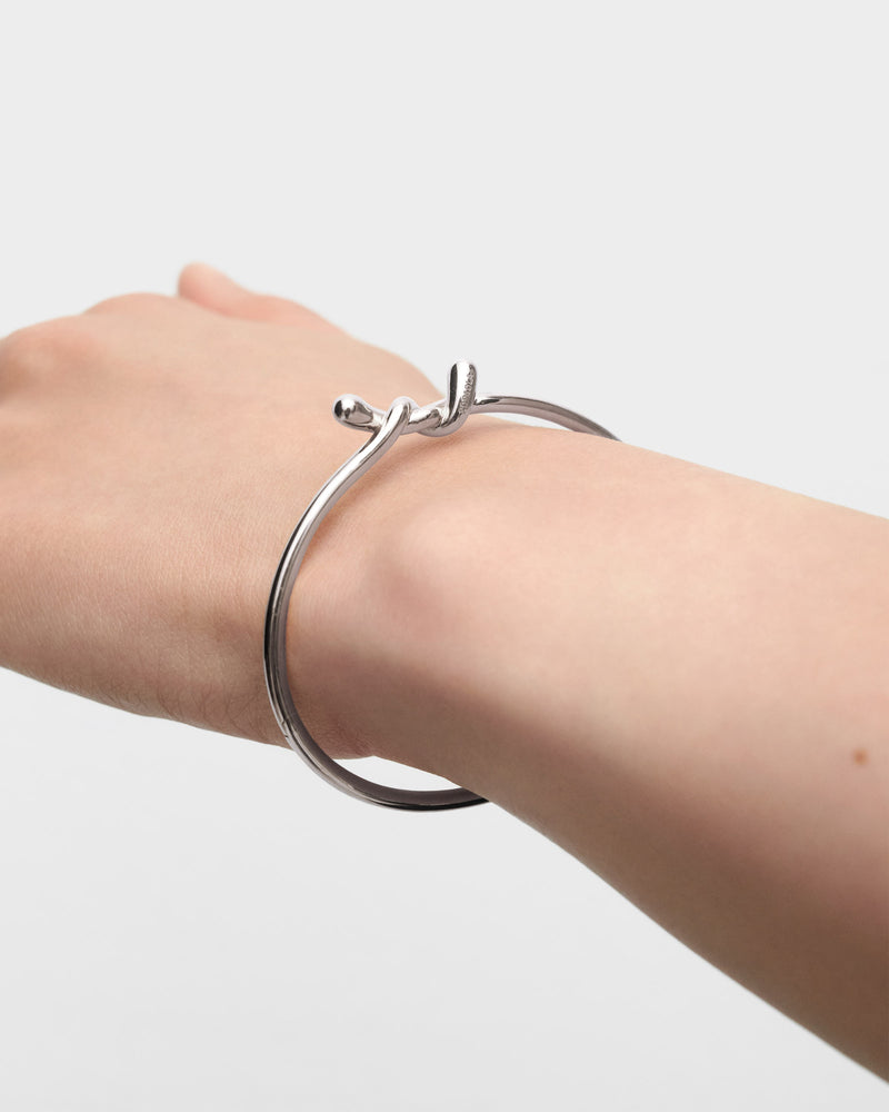 Twist silver bangle - 
  
    Sterling Silver
  
