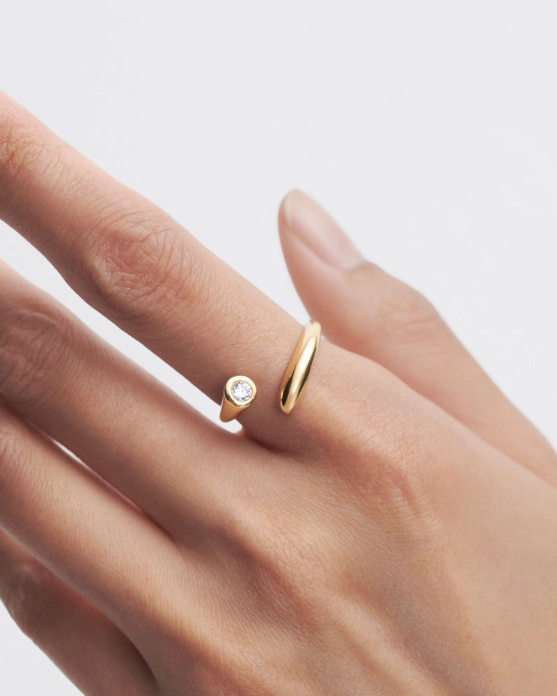 Caramelle ring - 
  
    Sterling Silver / 18K Gold plating
  
