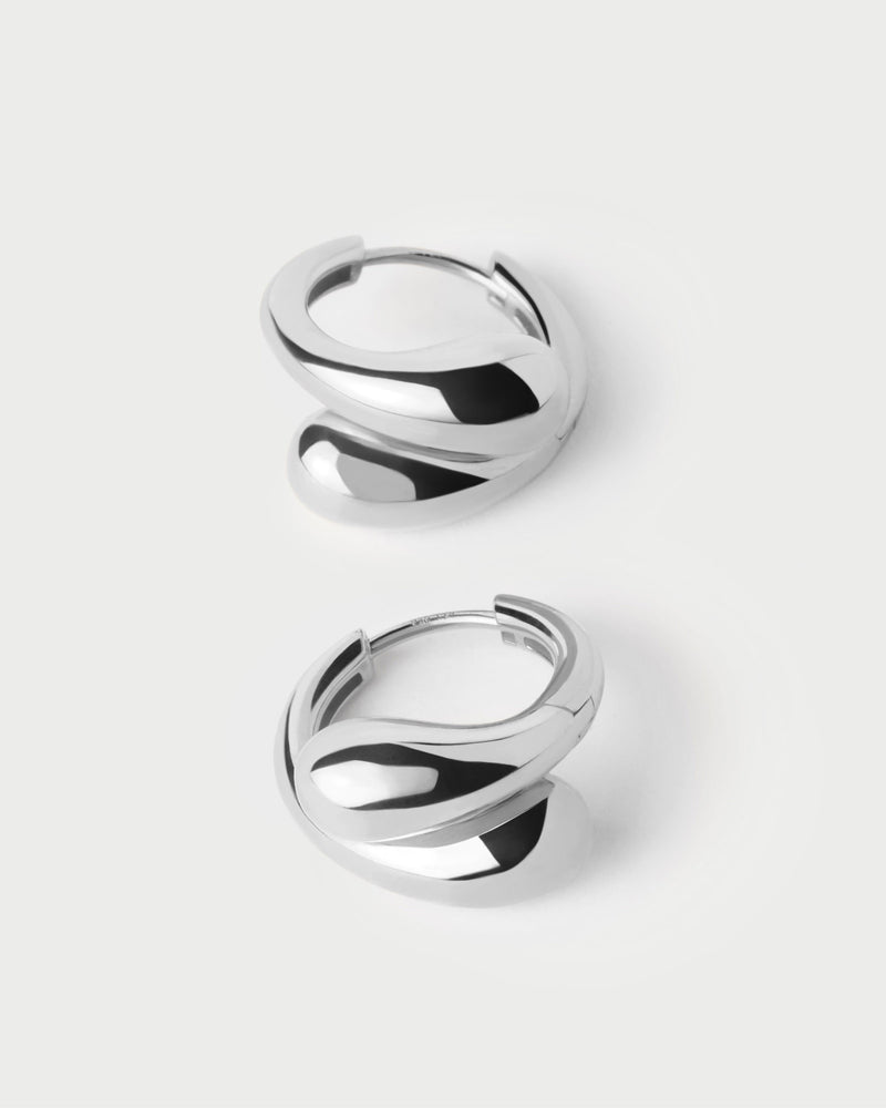 Loop silver hoops - 
  
    Sterling Silver
  
