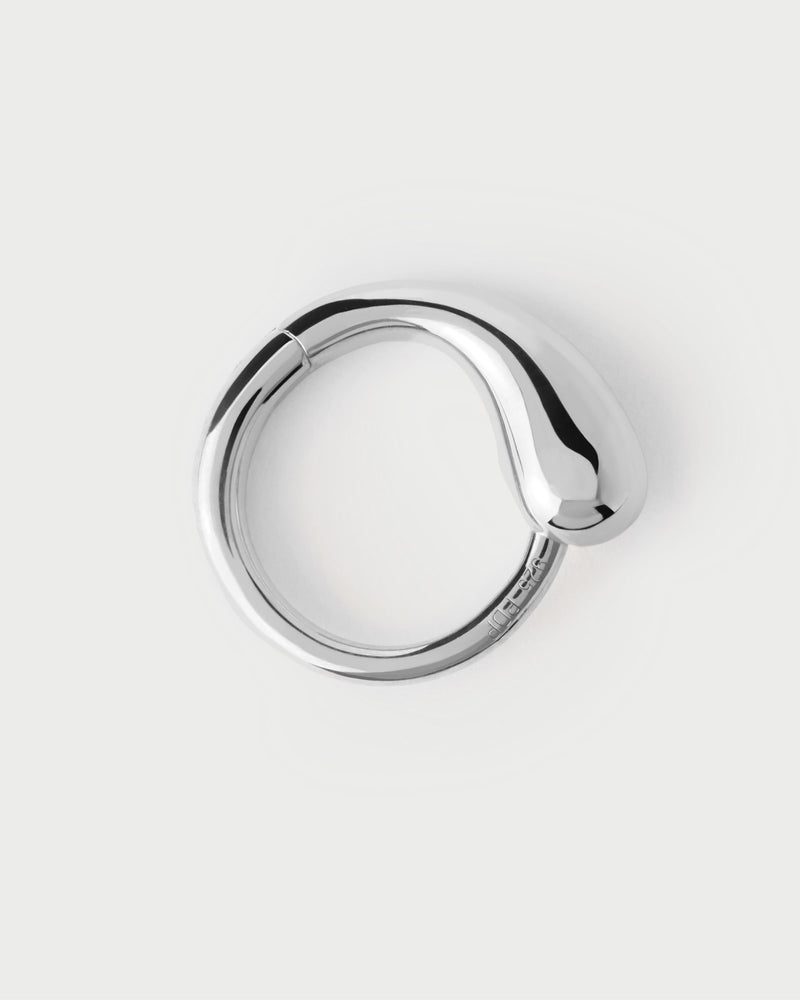 Loop silver single hoop - 
  
    Sterling Silver
  
