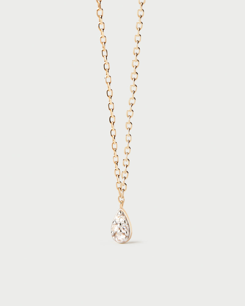 Diamonds and gold Rio solitary necklace - 
  
    18K Gold
  
