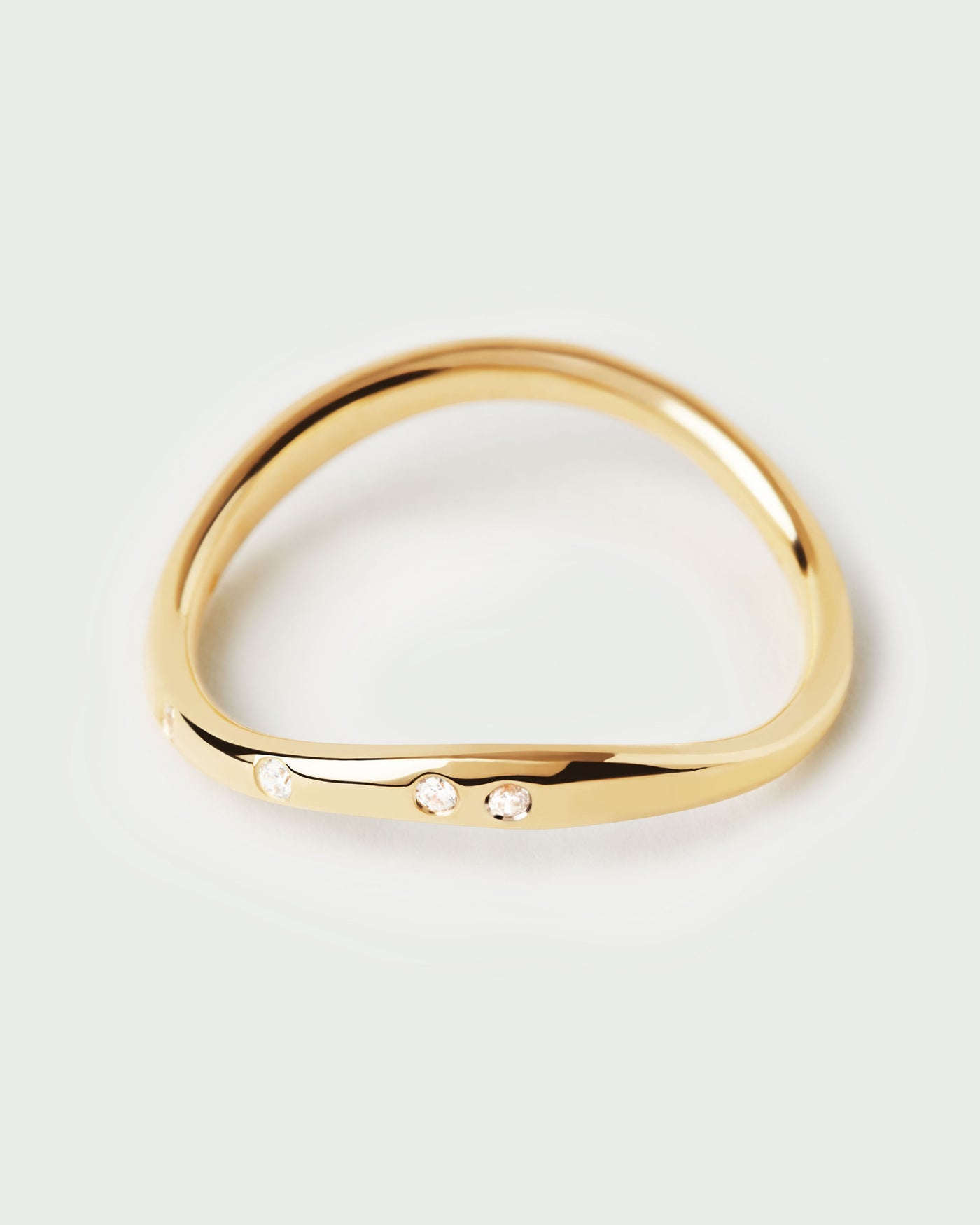 Air ring - 
  
    Sterling Silver / 18K Gold plating
  
