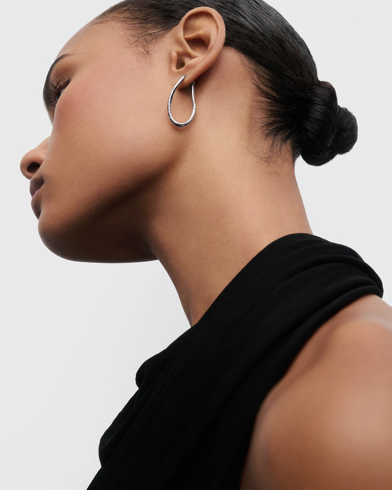 Air silver hoops - 
  
    Sterling Silver
  
