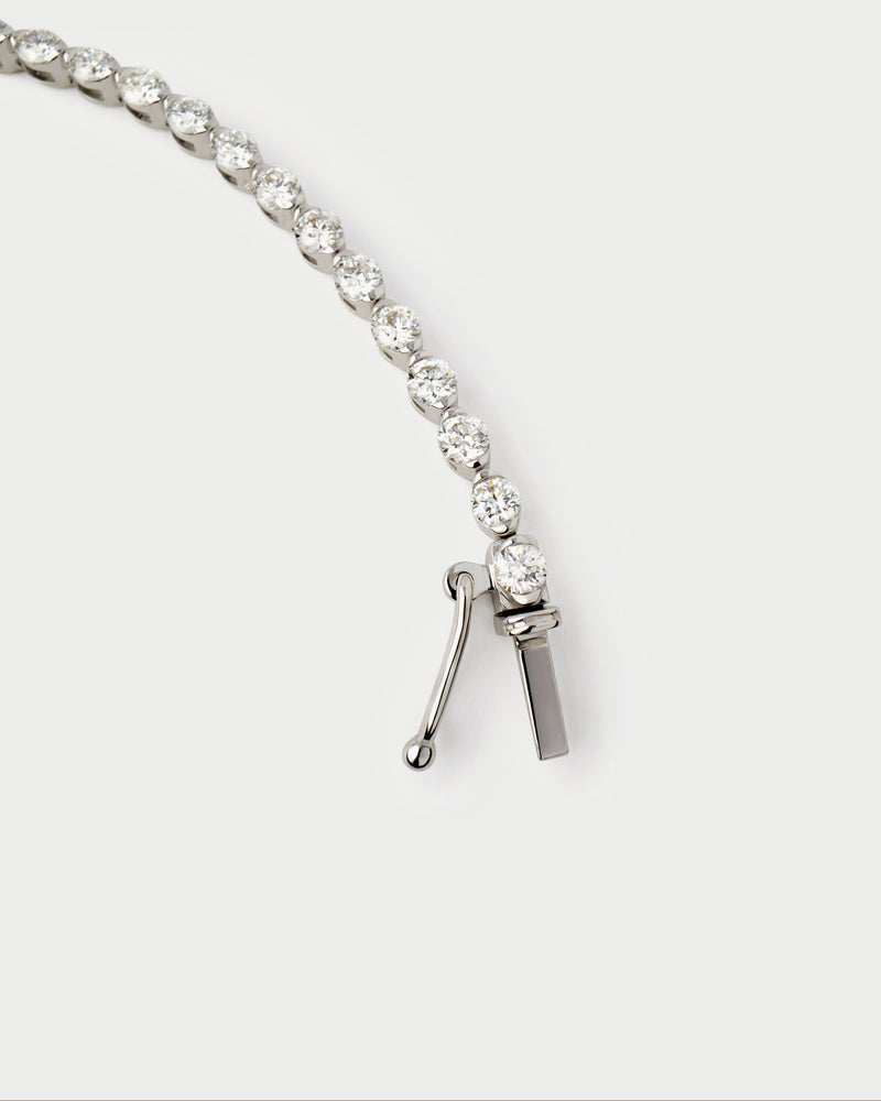 Diamonds and white gold Astra bracelet - 
  
    18K White gold / Rhodium silver plating
  
