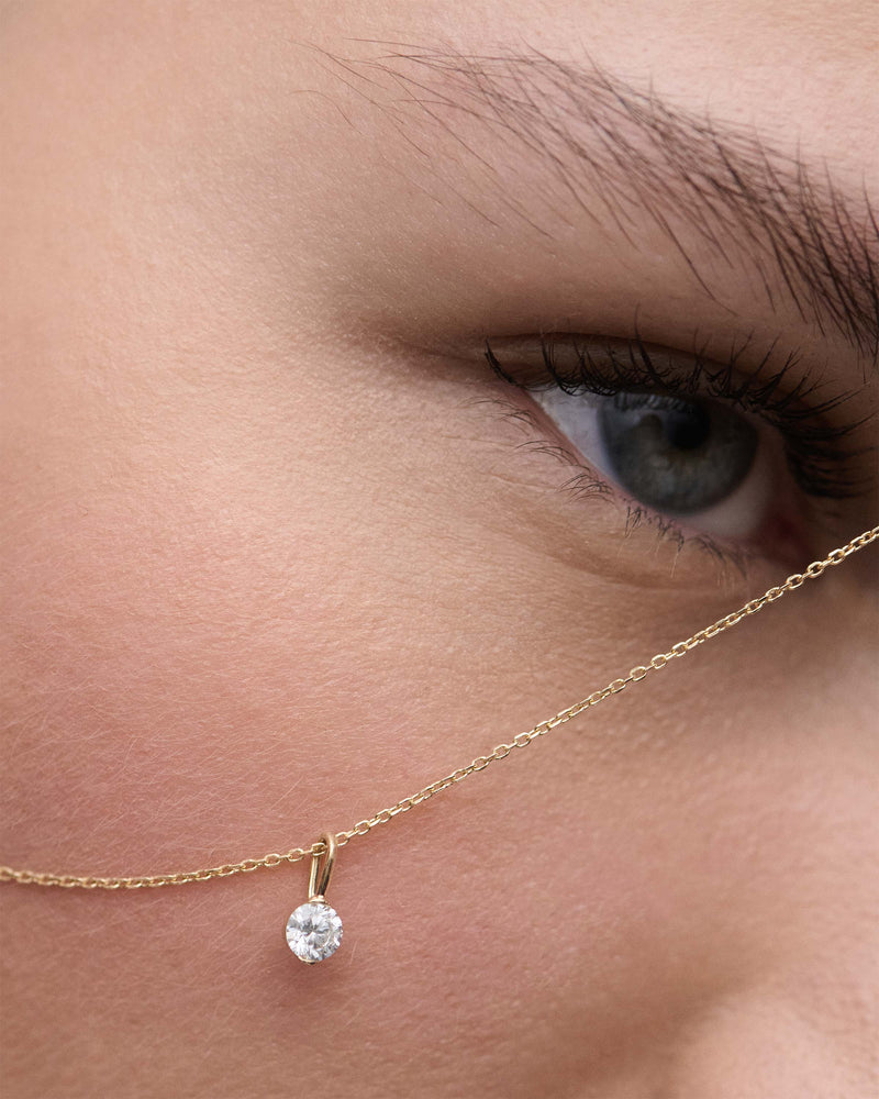 Diamond and gold Grace Mini pendant - 
  
    18K Gold
  
