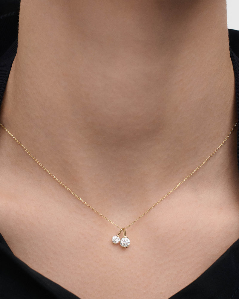 Diamond and gold Grace Mini pendant - 
  
    18K Gold
  
