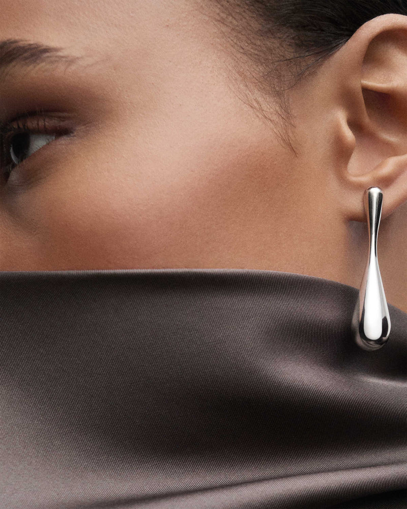 Glacier silver earrings - 
  
    Sterling Silver
  
