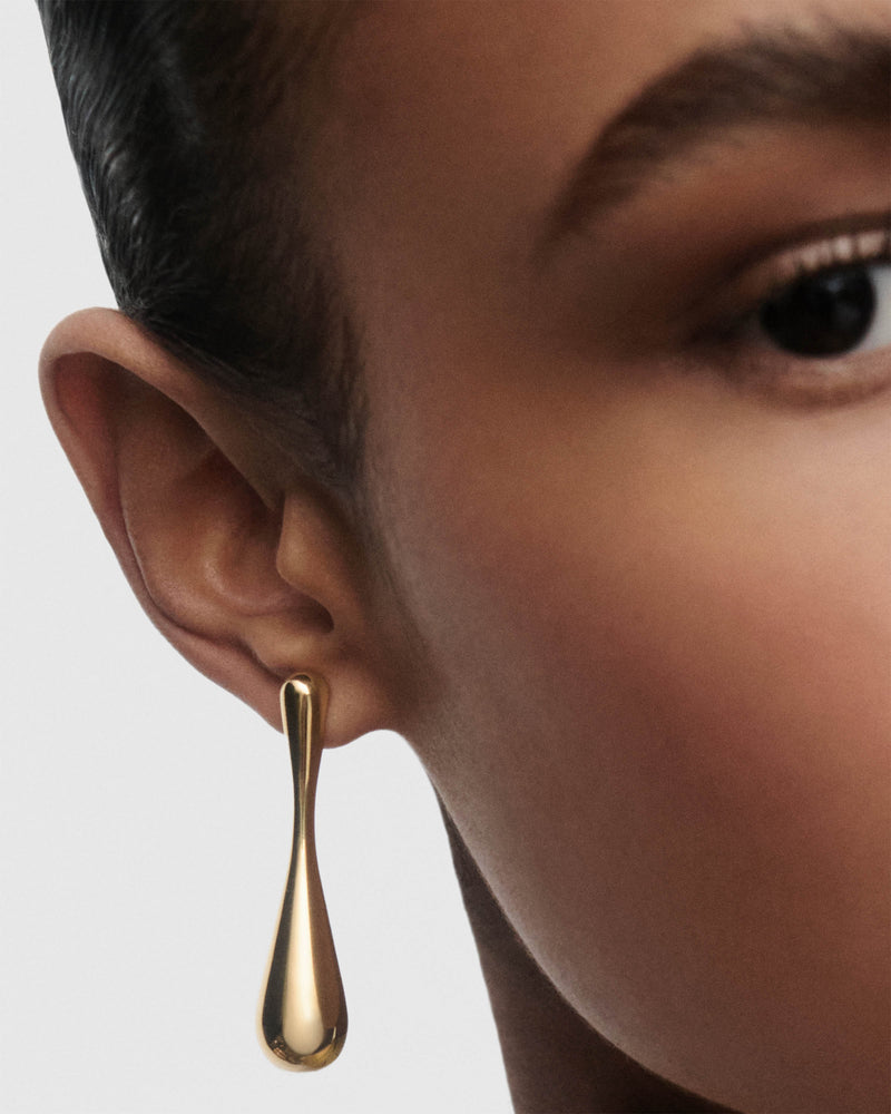 Glacier earrings - 
  
    Sterling Silver / 18K Gold plating
  
