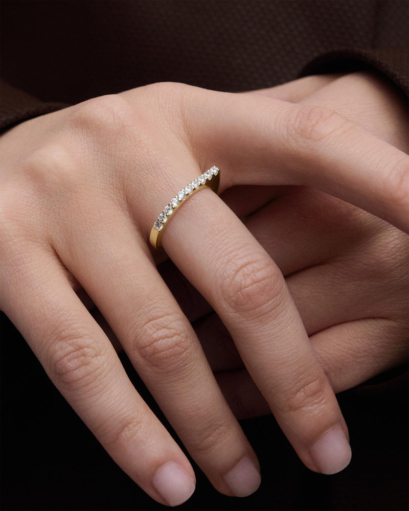 Gloss ring - 
  
    Sterling Silver / 18K Gold plating
  
