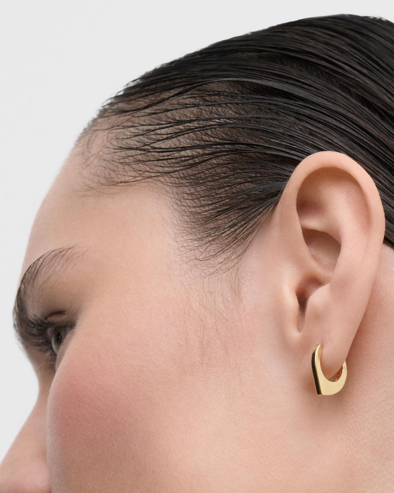 Oda hoops - 
  
    Sterling Silver / 18K Gold plating
  
