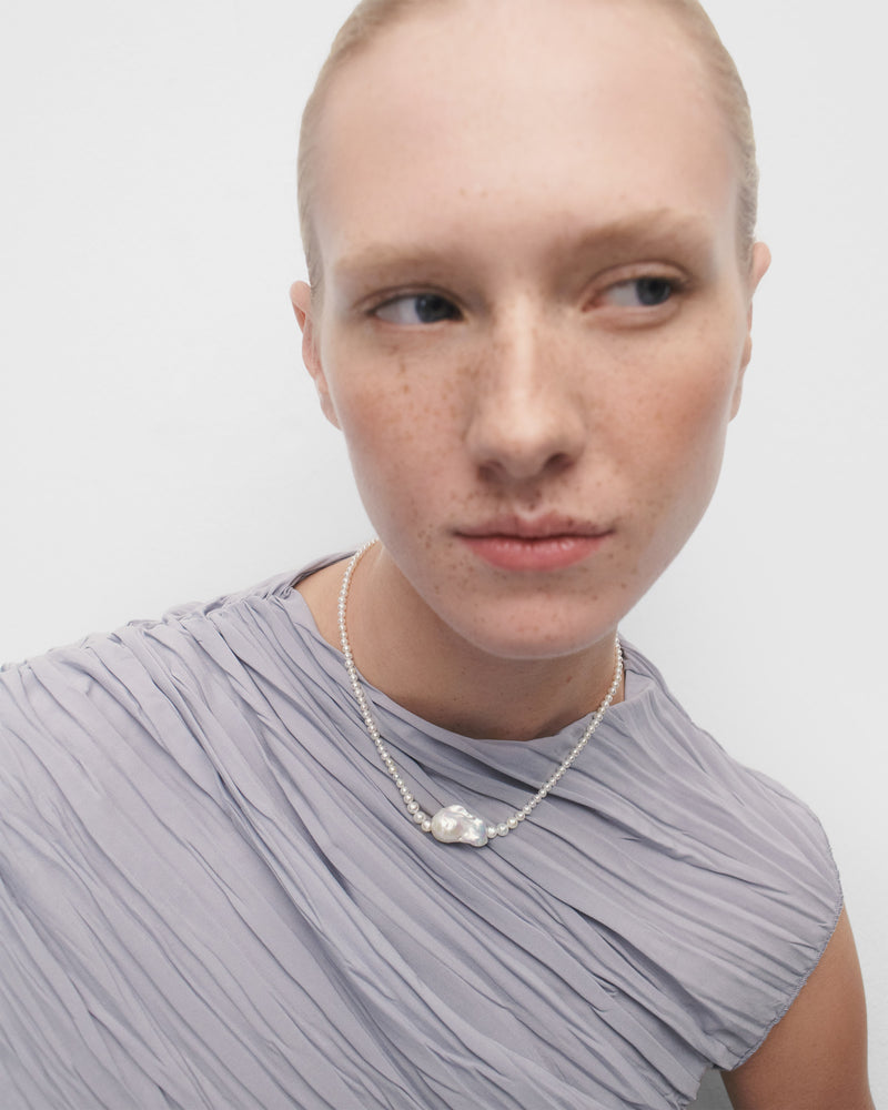 La perla necklace - 
  
    Sterling Silver / 18K Gold plating
  
