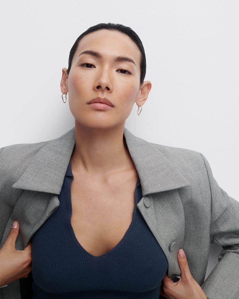 Gold Selene hoops - 
  
    18K Gold
  
