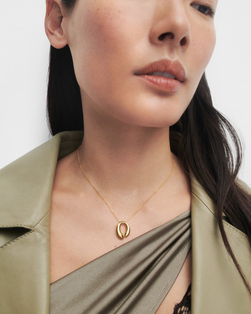 Helix necklace - 
  
    Sterling Silver / 18K Gold plating
  
