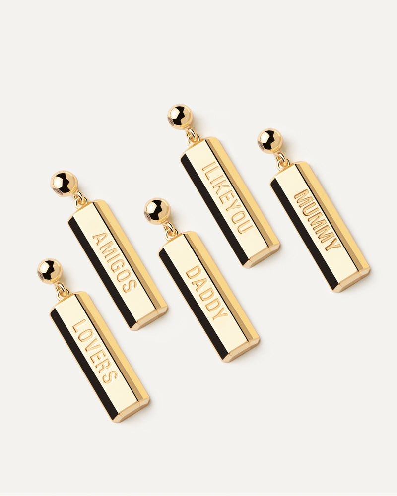 Ilikeyou Charm - 
  
    Sterling Silver / 18K Gold plating
  
