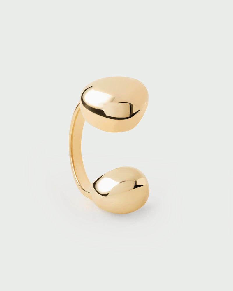 Gravity ring - 
  
    Sterling Silver / 18K Gold plating
  
