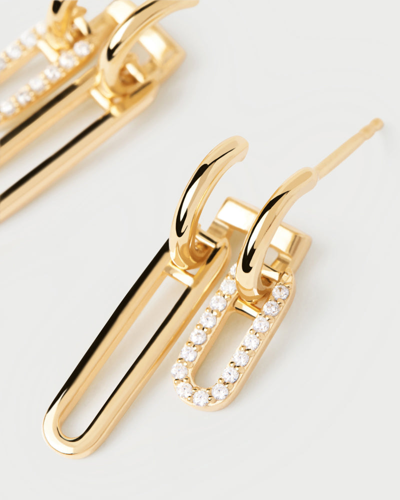 Nexa Earrings - 
  
    Sterling Silver / 18K Gold plating
  
