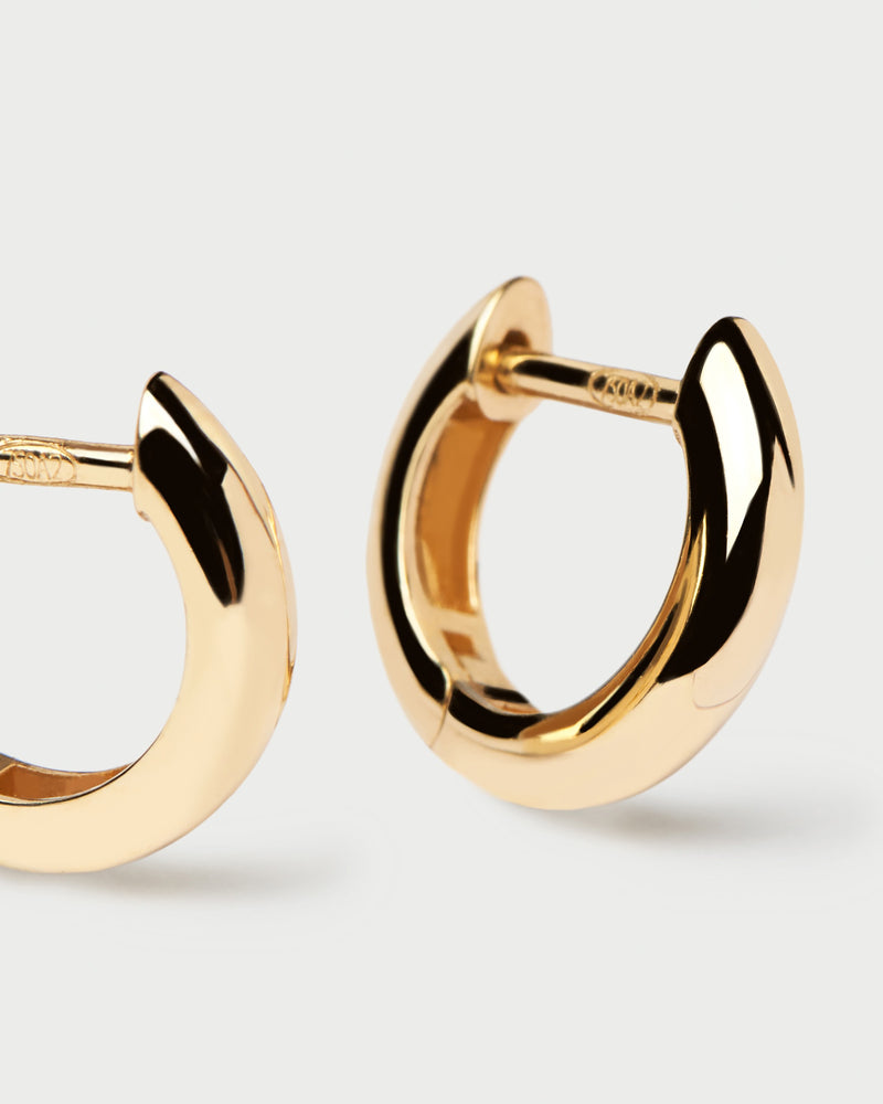 Gold Bold Mini Hoops - 
  
    18K Gold
  
