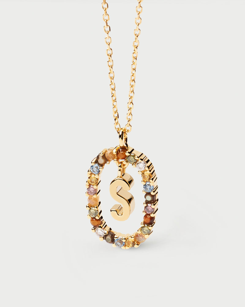 Letter Necklace - 
  
    Sterling Silver / 18K Gold plating
  
