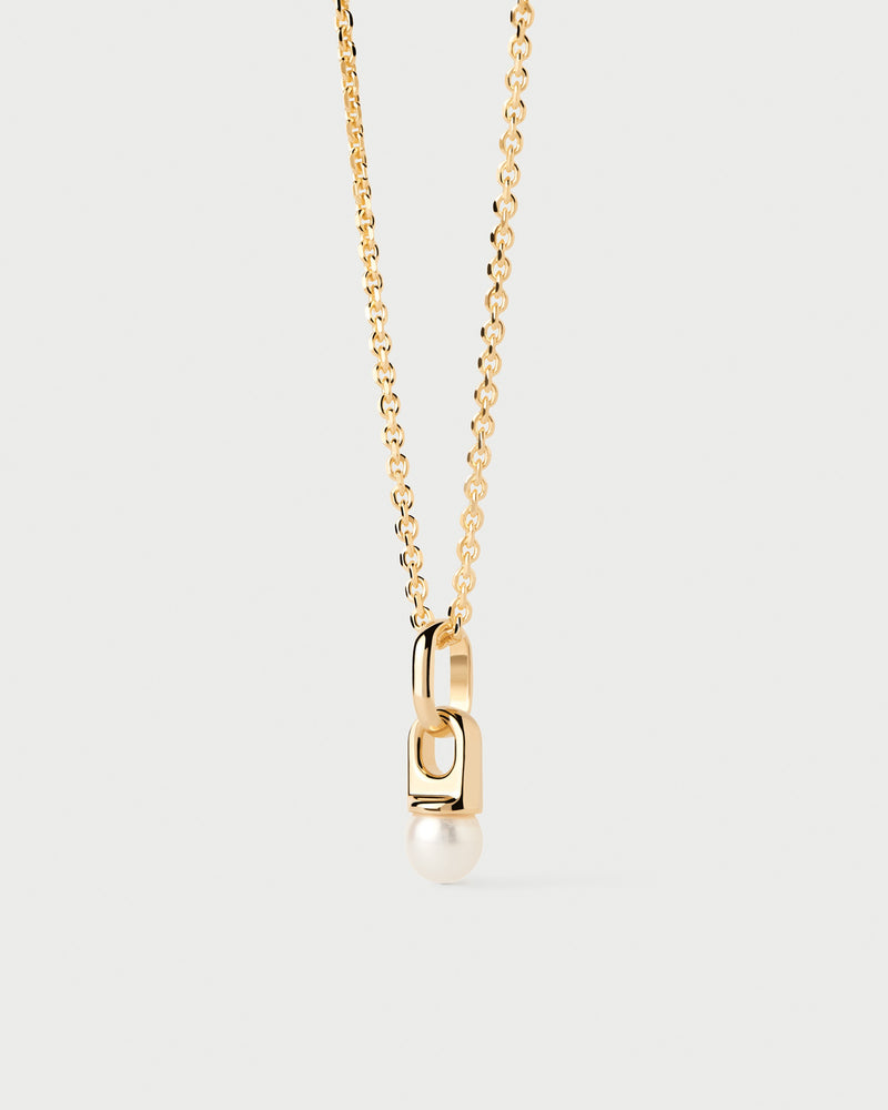 Pearl pendant - 
  
    Sterling Silver / 18K Gold plating
  

