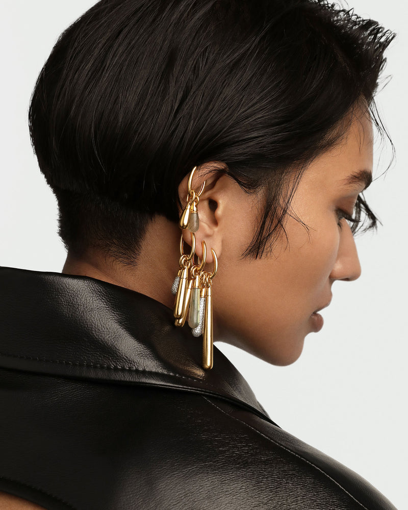 Large Drop Pendant - 
  
    Sterling Silver / 18K Gold plating
  
