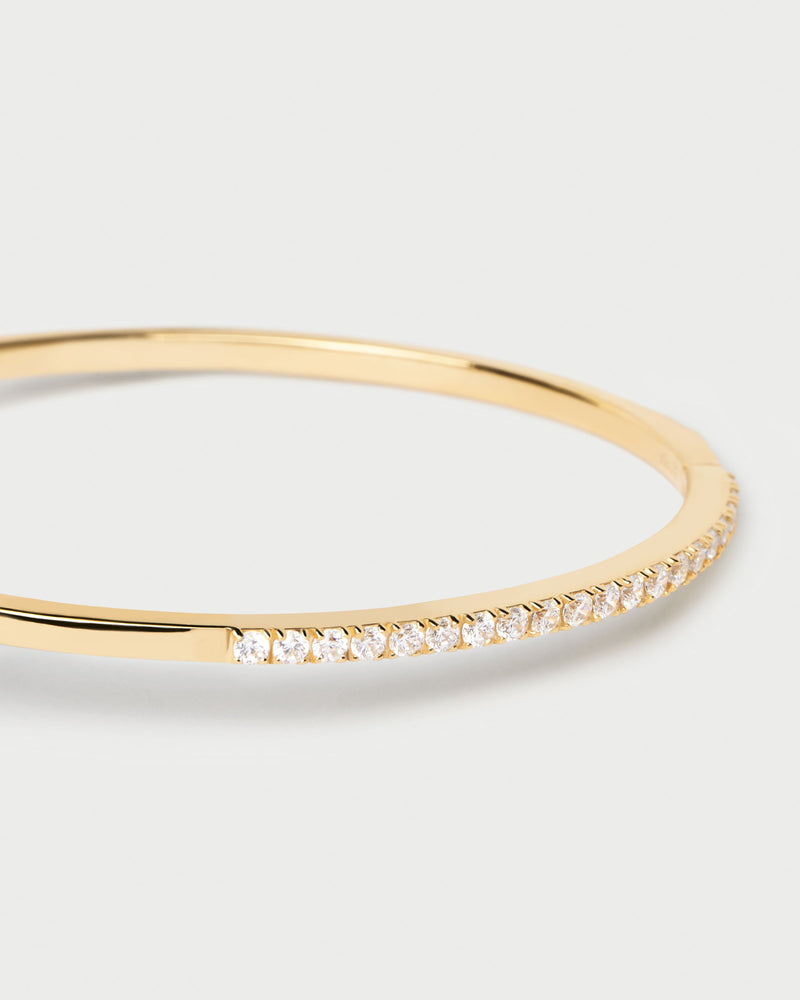 April Bangle - 
  
    Sterling Silver / 18K Gold plating
  

