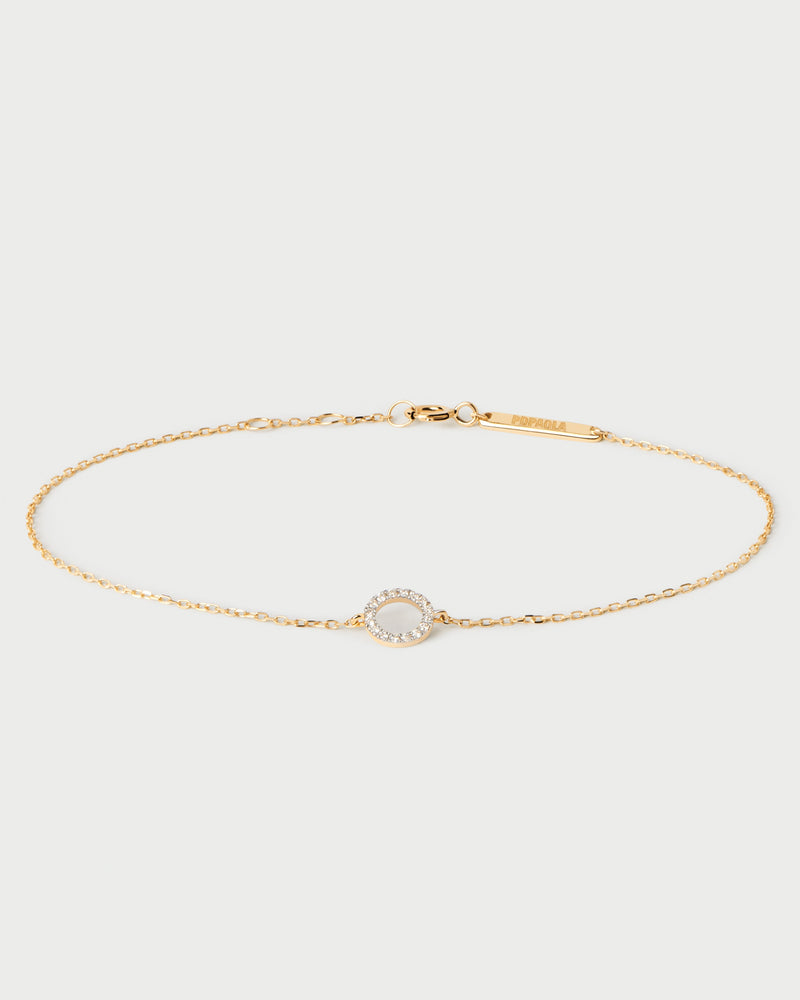 Diamonds and gold Circle bracelet - 
  
    18K Gold
  
