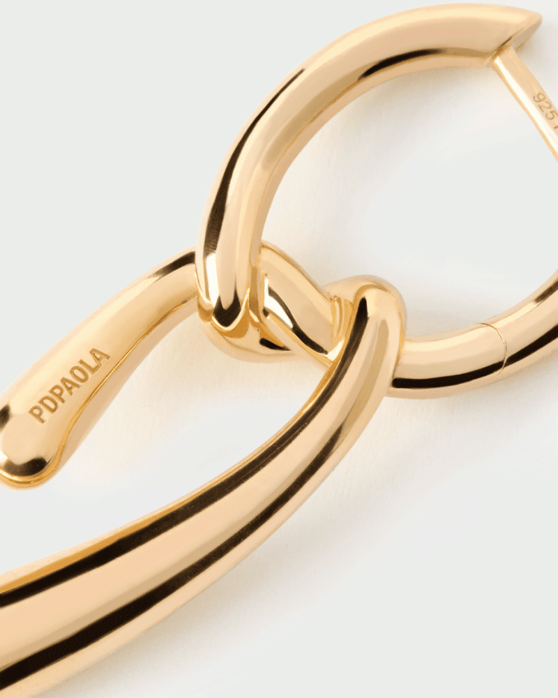 Twist hoops - 
  
    Sterling Silver / 18K Gold plating
  
