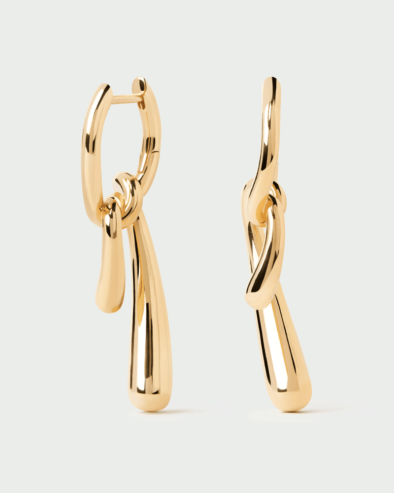 Twist hoops - 
  
    Sterling Silver / 18K Gold plating
  
